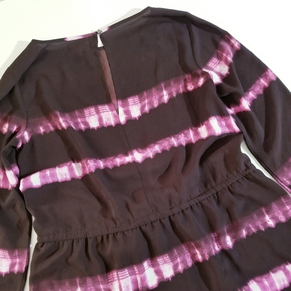 LOU & GREY Tie Dye Purple Mini Dress Medium - Picture 8 of 13